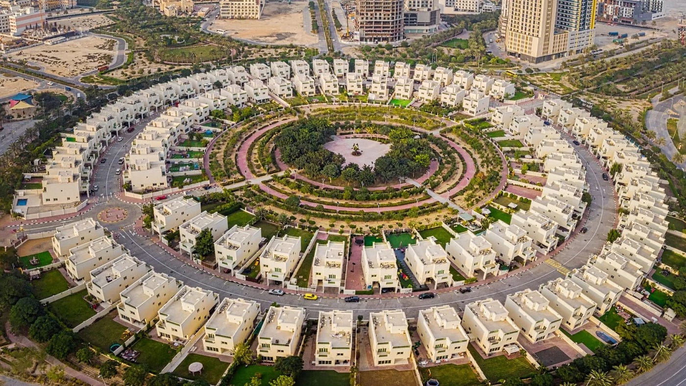 Townhouses in Jumeirah Village Circle