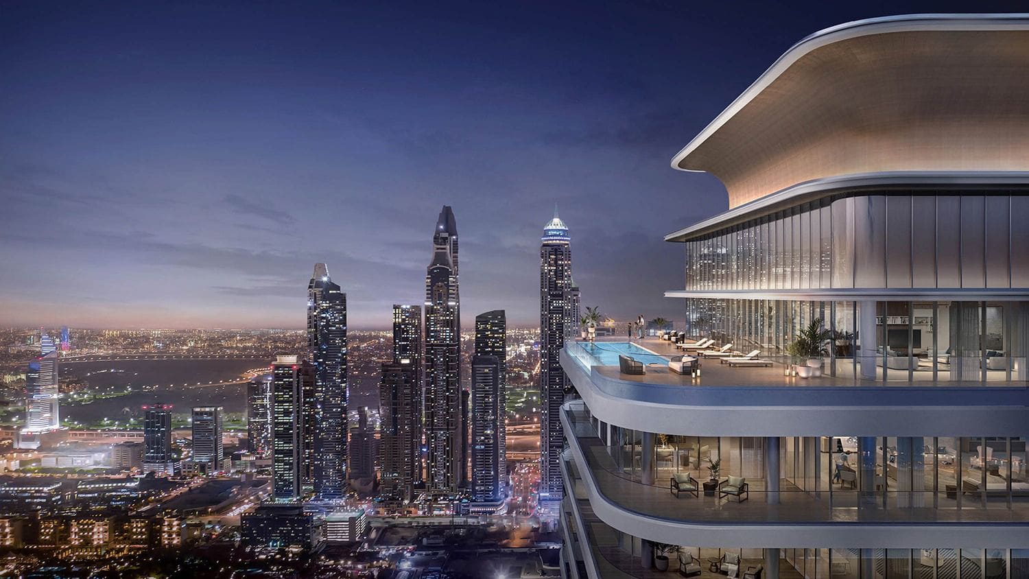 beachfront penthouses Dubai